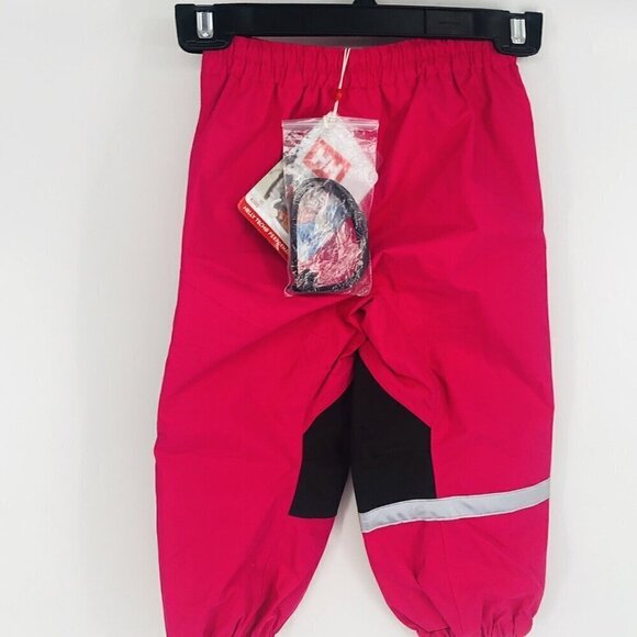Helly Hansen Snow Pants Girls 86/1 Year 12 Months Pink Waterproof Boot Straps - Picture 2 of 10